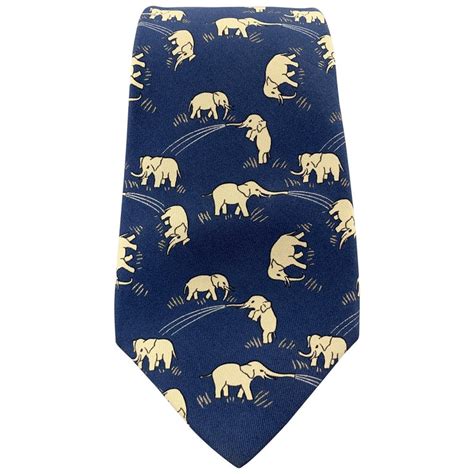 hermes tie elephant|hermes bow ties for men.